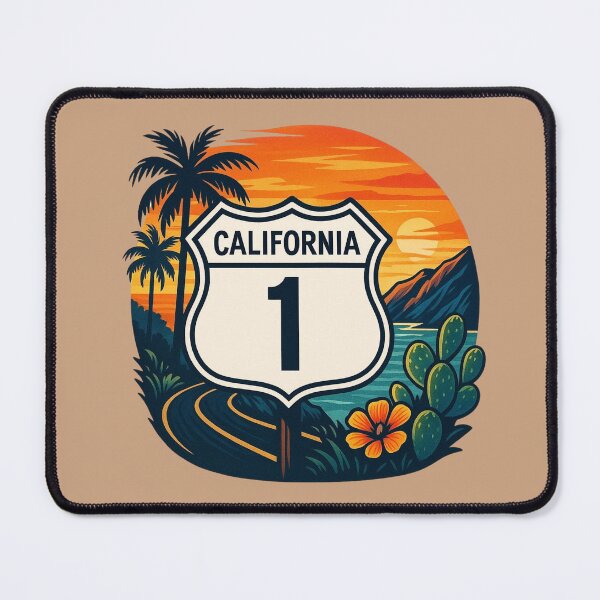 Item preview, California Route 1 - Coastal Highway Sunset designed and sold by Myra365Art.