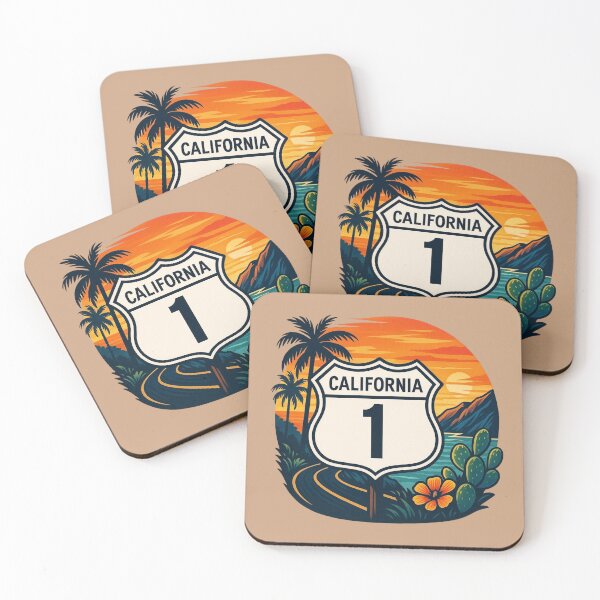 Item preview, California Route 1 - Coastal Highway Sunset designed and sold by Myra365Art.