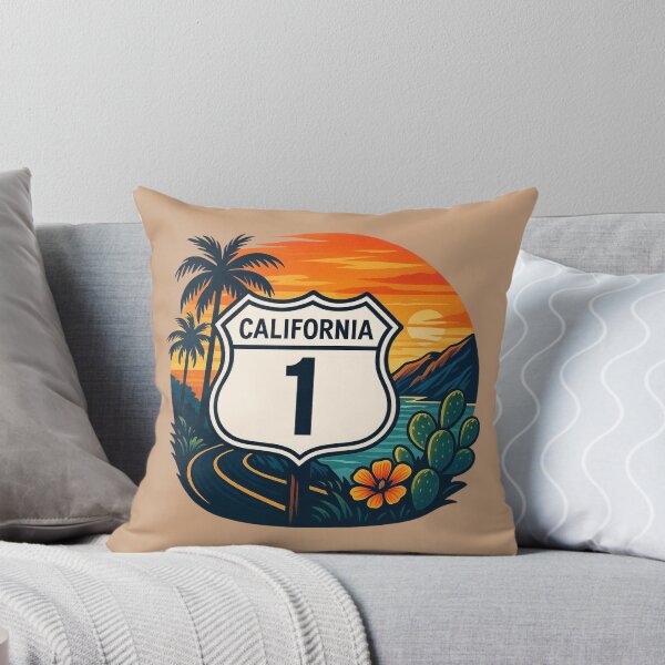 Artikelvorschau, California Route 1 - Sonnenuntergang am Coastal Highway entworfen und verkauft von Myra365Art.