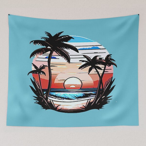Item preview, Palm Beach Sunset designed and sold by ViaARTfactory.