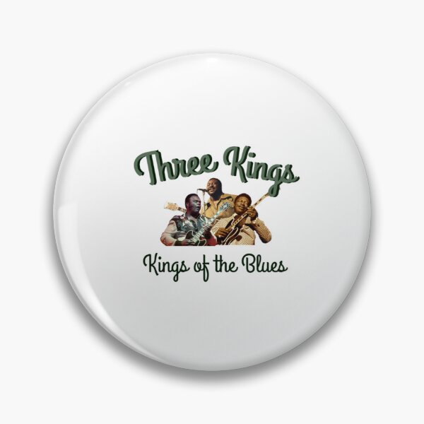 Item preview, Three Kings of the Blues Guitar Sage Green and Dark green smaller design designed and sold by cicadaadams.