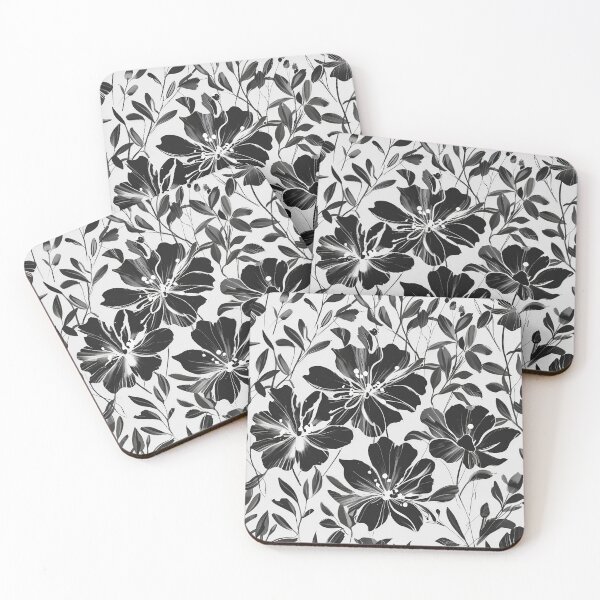 Item preview, Black and White Flower designed and sold by CoolPixels.