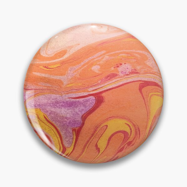 Item preview, Citrus Swirl Ebru designed and sold by DyedCloudStudio.