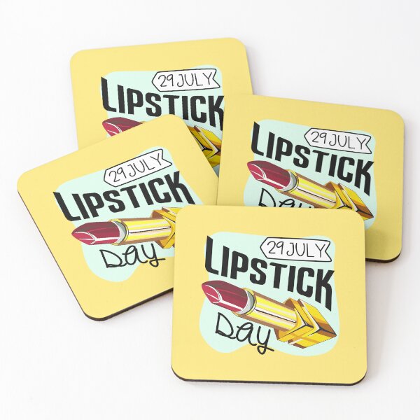 Item preview, 29 July Lipstick Day - Wacky Holidays designed and sold by ChemicalXShop.
