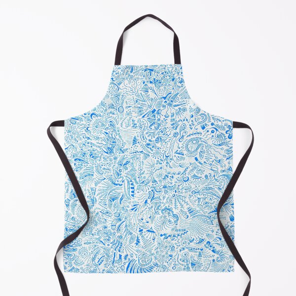 Item preview, Abstract Organic Shapes Pattern | Organic Blue Design with Fluid Shapes designed and sold by lucamendieta.