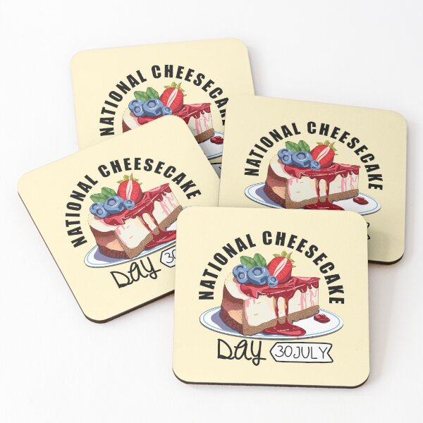 Item preview, 30 July National Cheesecake Day - Wacky Holidays designed and sold by ChemicalXShop.