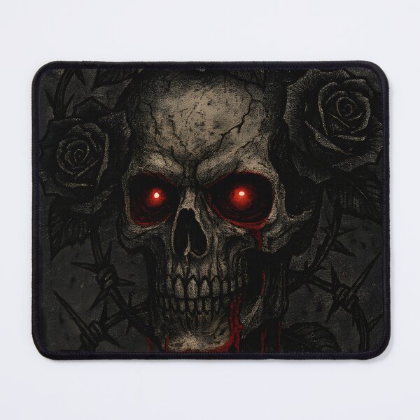 Item preview, Skull and Black Roses Gothic Grunge Design designed and sold by Uglyandcute.
