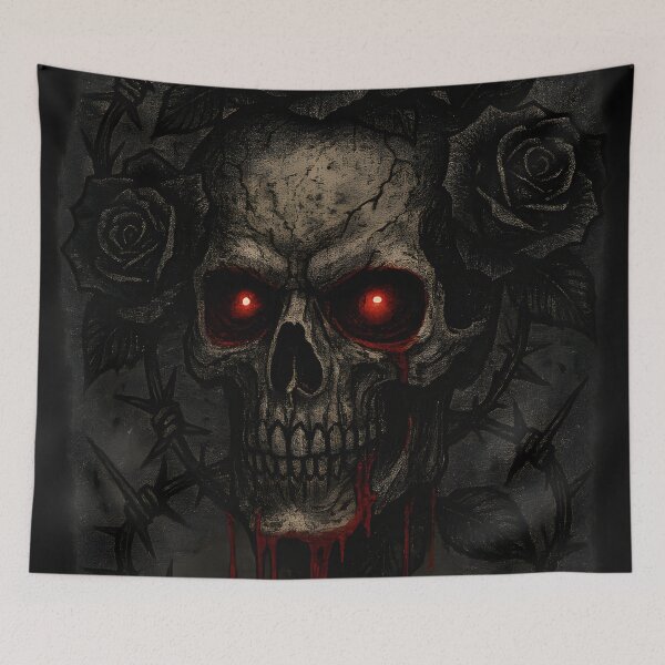 Item preview, Skull and Black Roses Gothic Grunge Design designed and sold by Uglyandcute.