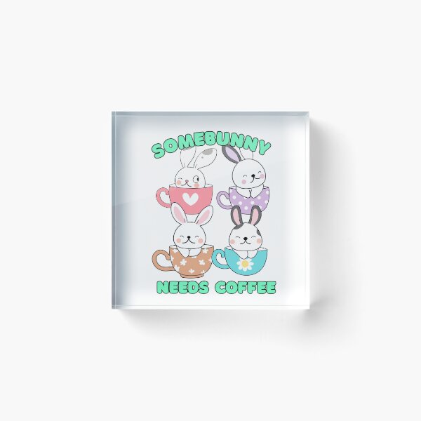 Item preview, Somebunny needs coffee designed and sold by BerryMint.
