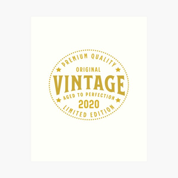 Item preview, Vintage 2020 - Birthday design designed and sold by Rhu Creations.