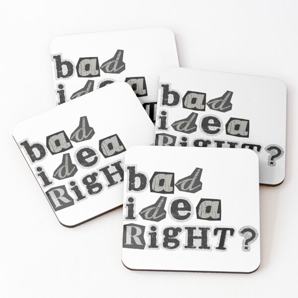 Item preview, Bad Idea Right? Ransom Note Style  designed and sold by DaSwiftieShop.