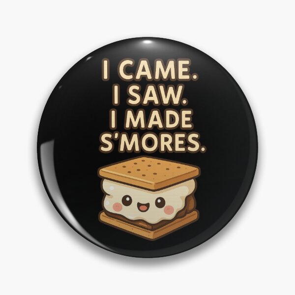 Item preview, “I Came I Saw I Made S’mores" – Cute Camping Quote designed and sold by Kampendesigns.