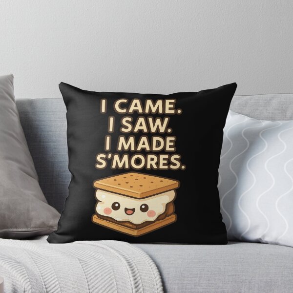 Item preview, “I Came I Saw I Made S’mores" – Cute Camping Quote designed and sold by Kampendesigns.