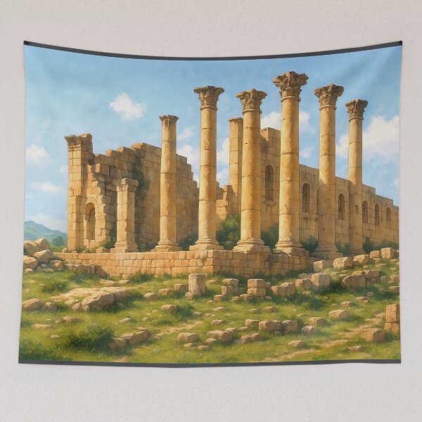Item preview, The Temple of Zeus in Jerash designed and sold by KAI-Studio.