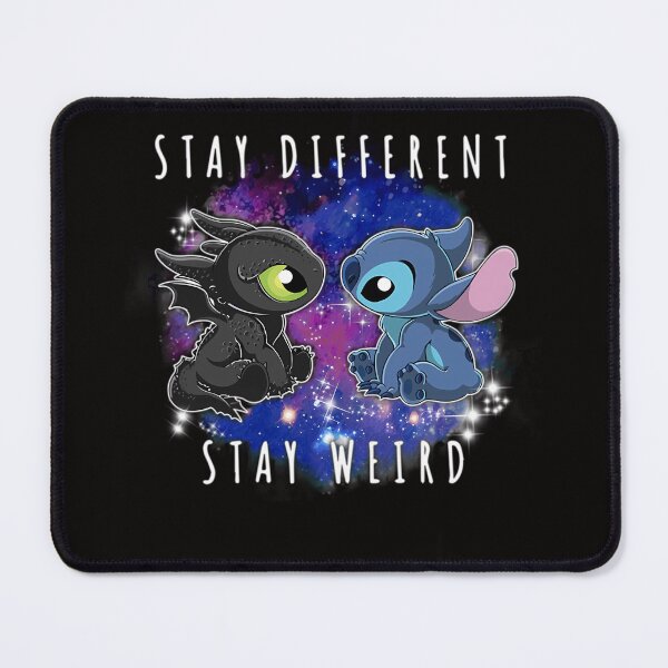 Item preview,  Toothless And Stitch Stay Different Stay Weird  designed and sold by LAZAR-EG.