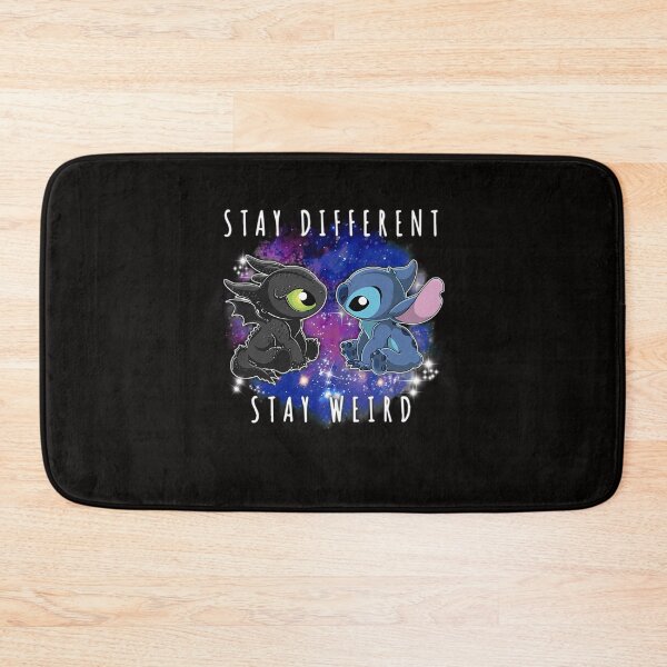 Item preview,  Toothless And Stitch Stay Different Stay Weird  designed and sold by LAZAR-EG.