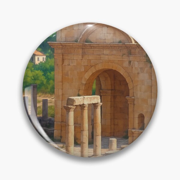 Item preview, The Northern Tetrapylon Archway in Jerash designed and sold by KAI-Studio.