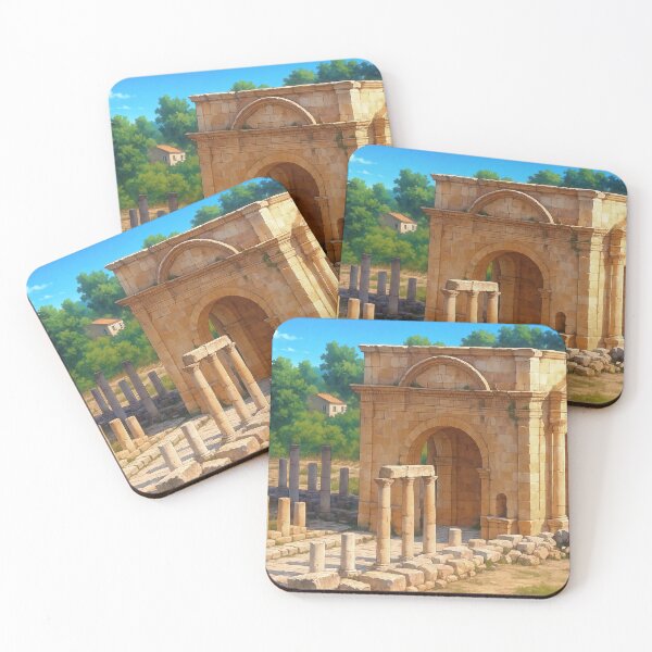 Item preview, The Northern Tetrapylon Archway in Jerash designed and sold by KAI-Studio.