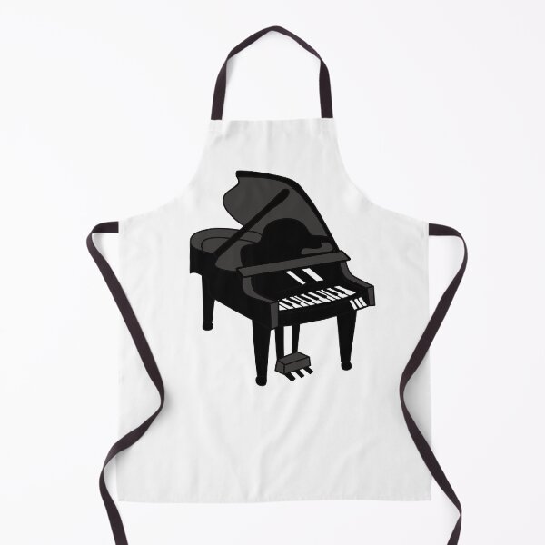 Item preview, Cute Black and White Grand Piano Illustration designed and sold by cpop-studio.