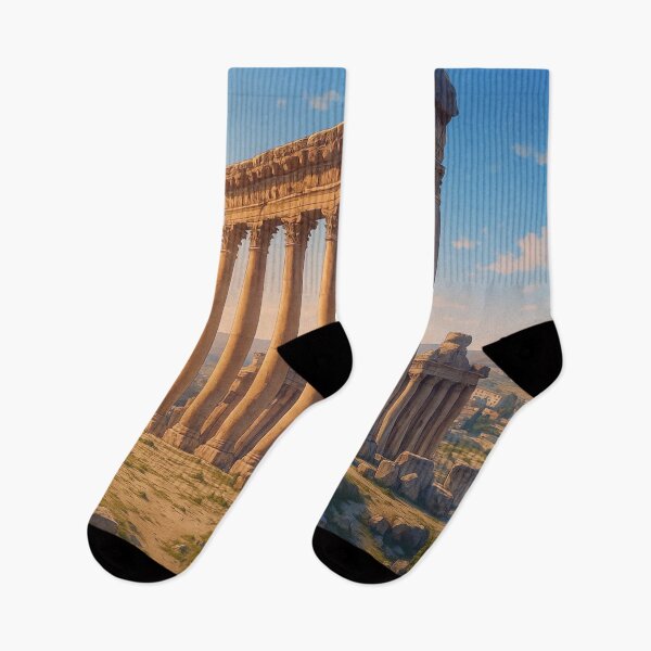 Item preview, Temple of Jupiter in Baalbek Roman Ruins designed and sold by KAI-Studio.