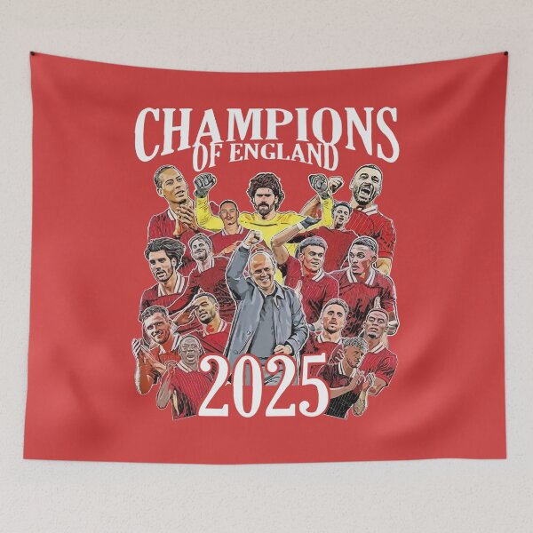 Item preview, Liverpool EPL 2025 20 Titles 20 Times Champion Of England Fan Art Gift designed and sold by ShawnConnor.