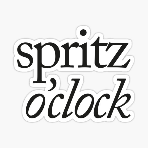 Item preview, Spritz o'clock designed and sold by SpilloDesign.