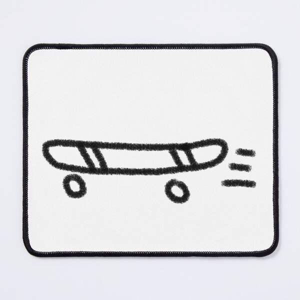 Item preview, hand drawn skateboard illustration fun doodle scrapbook designed and sold by ItsMeSamad.