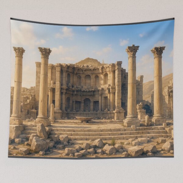 Item preview, The Ruin of Nymphaeum in Jerash designed and sold by KAI-Studio.