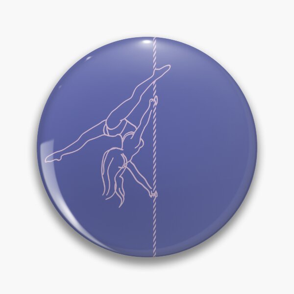 Item preview, Pole dancing illustration | Purple-Blue collection designed and sold by MarieBlly.