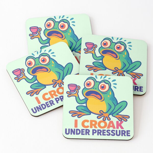 Item preview, Dramatic Frog – I Croak Under Pressure designed and sold by xmoudx.