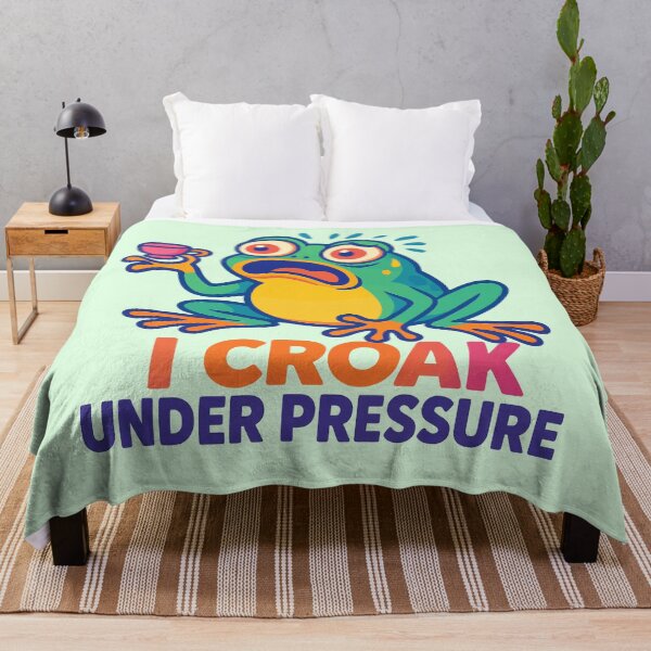 Item preview, Dramatic Frog – I Croak Under Pressure designed and sold by xmoudx.