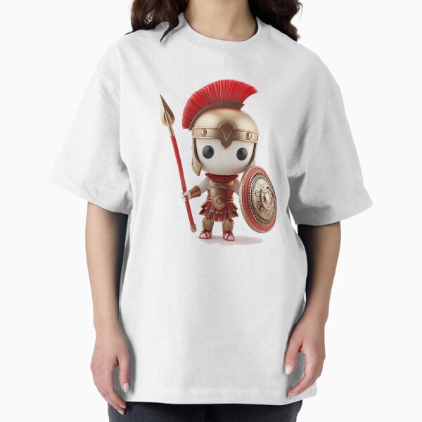 Item preview, Cute Warrior in Golden Armor designed and sold by GoldenChiArt.