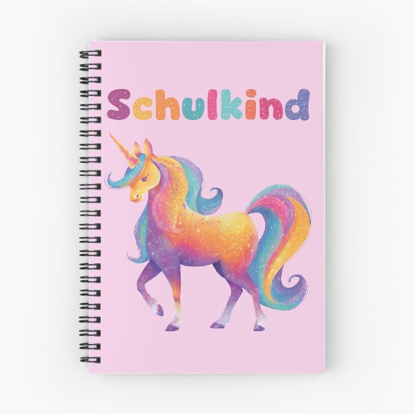 Item preview, Glitter Rainbow Unicorn Schoolchild designed and sold by Lichtisign.