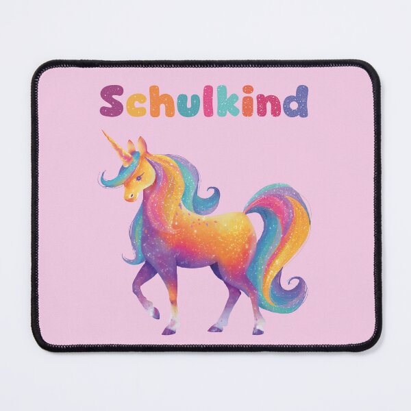 Item preview, Glitter Rainbow Unicorn Schoolchild designed and sold by Lichtisign.