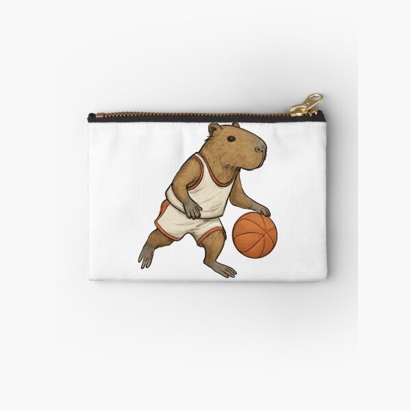Item preview, Capybara Playing Basketball designed and sold by CuteArtPack.
