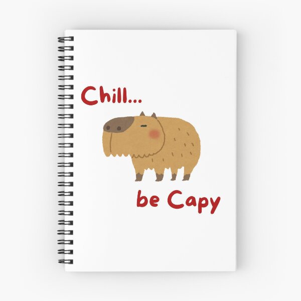 Item preview, Chill Be Capy – Cute Capybara Aesthetic Animal Meme Design designed and sold by lunacustomsph.