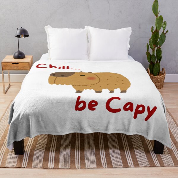 Item preview, Chill Be Capy – Cute Capybara Aesthetic Animal Meme Design designed and sold by lunacustomsph.