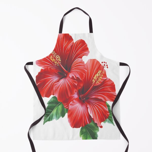 Item preview, Red Hibiscus Print - sticker designed and sold by BASFARFASHION.