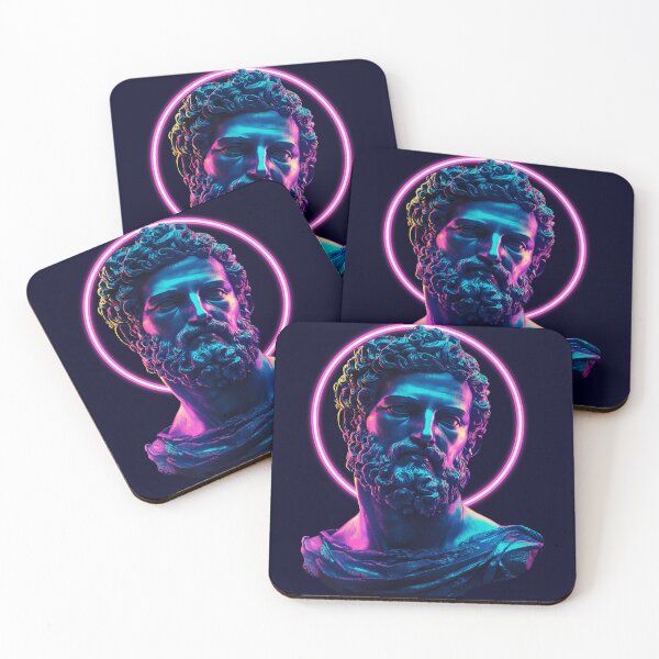 Item preview, Stoic Head Neon Circle Lights designed and sold by Anbe_design.