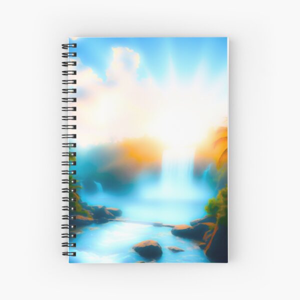 Arteman Inspiration - Collection Oasis Paradisiaque - "Transmutation Céleste" Cahier à spirale