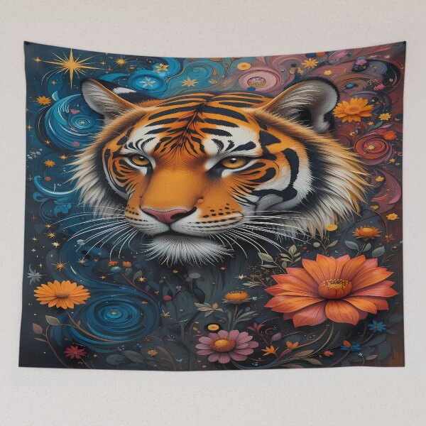 Item preview, Cosmic Tiger – Mystical Artwork designed and sold by PawPrintStyles.