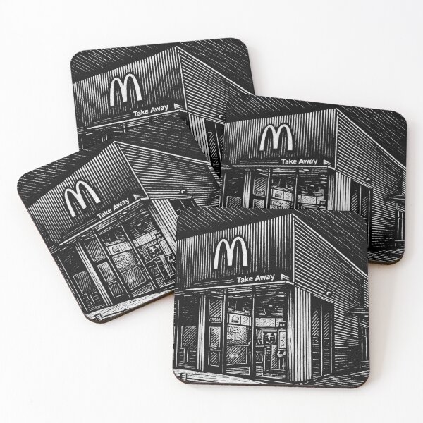 Item preview, McDonald's Woodcut designed and sold by Wanderdreaming.