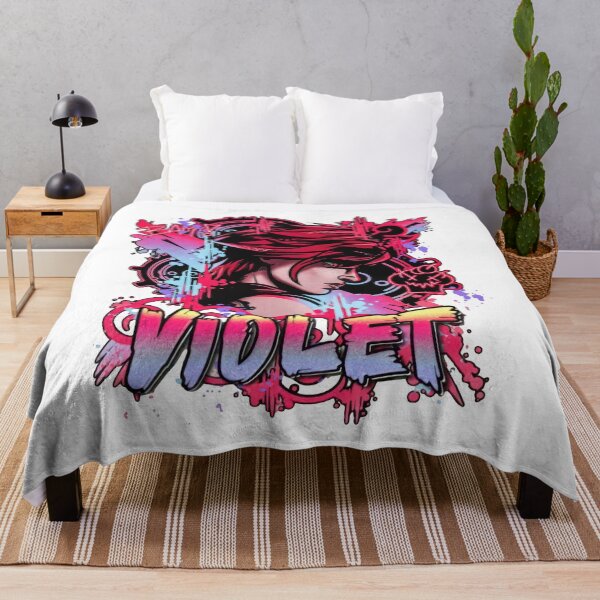 Artikelvorschau, Vi Violet Retro Fan Art Gamer Filme Vintage 90er entworfen und verkauft von RussCrosby.