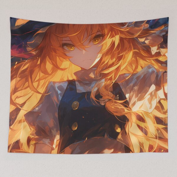 Item preview, Anime Marisa Kirisame Touhou Game Witch Magic Starry Sky designed and sold by juniorcastros.