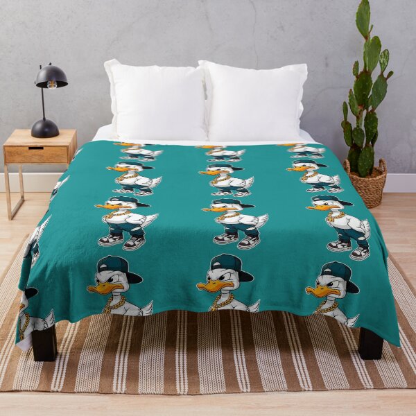 Item preview, Angry Cartoon Duck in Cap and Gold Chain designed and sold by PrintBreeze.