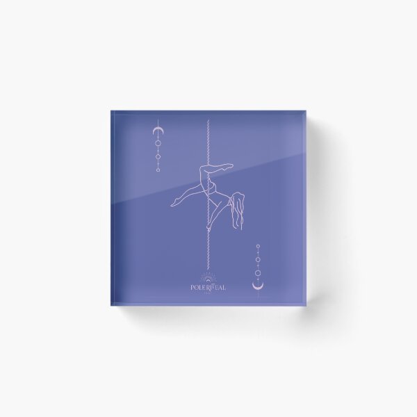 Item preview, Pole dancing illustration | Purple-Blue collection designed and sold by MarieBlly.