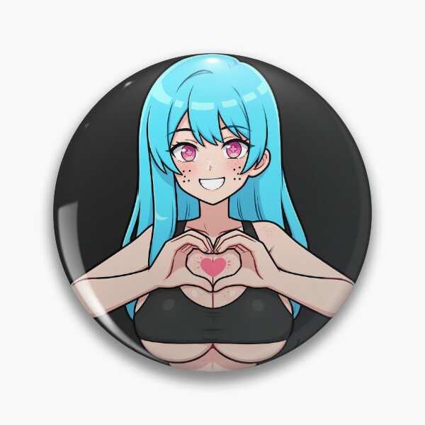 Item preview, Heart Hands Anime Girl – Kumi (Original Character Art) designed and sold by Kumi-dsgn.
