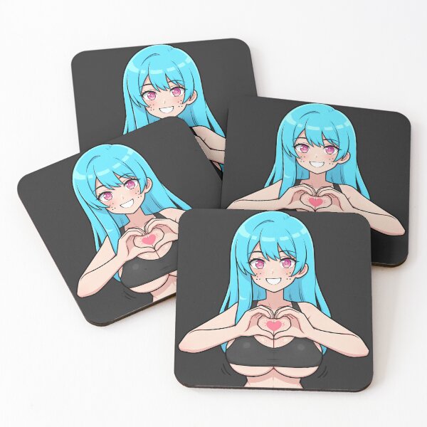 Item preview, Heart Hands Anime Girl – Kumi (Original Character Art) designed and sold by Kumi-dsgn.