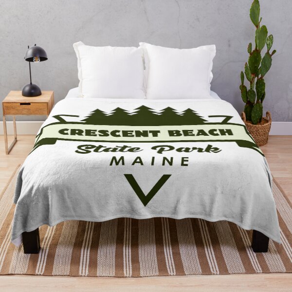 Item preview, Crescent Beach State Park Maine Trees And Ribbon designed and sold by bivenart.