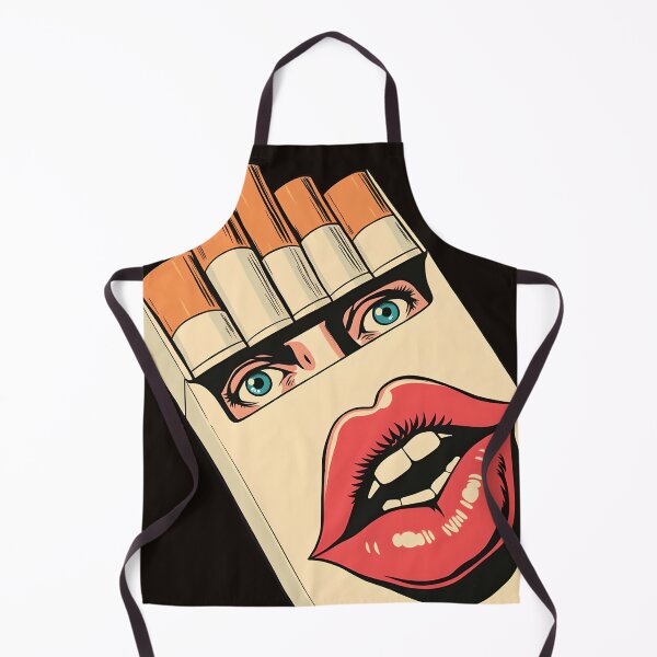Item preview, Cigarette Face - Surreal Pop Art Anti-Smoking Statement designed and sold by AbdS07.